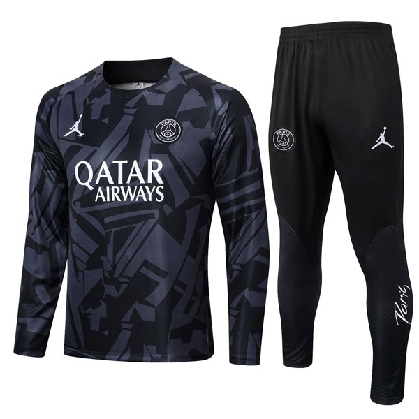 Sudadera De Training PSG 2022-23 Negro Gris